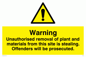 WT503: Removal of plant and materials