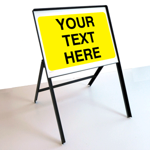 WV5570: Warning Custom steel a-frame