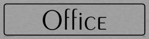 DV790: office - door sign