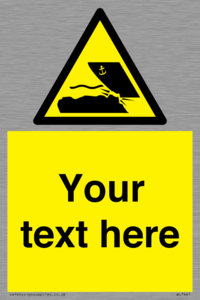 WL7441: Custom Warning submerged objects in watercraft areas