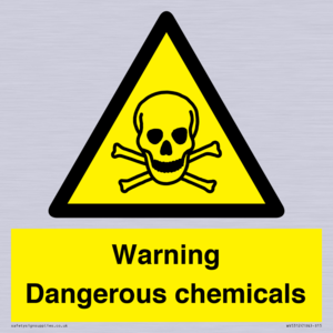 WV5312: Warning Dangerous chemicals