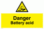WN103: danger battery acid
