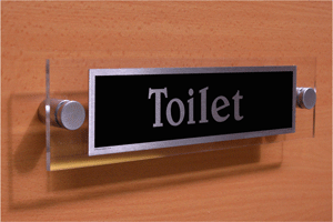 DV1066: toilet - door sign