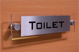 DV1087: toilet - door sign