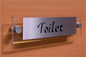 DV1092: toilet - door sign