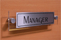 DV1109: manager - door sign