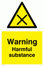 WN111: Warning harmful substance sign