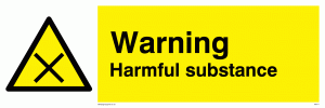 WN111: Warning harmful substance sign