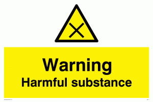WN111: Warning harmful substance sign