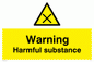 WN111: Warning harmful substance sign