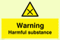 WN111: Warning harmful substance sign