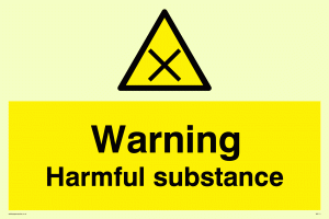 WN111: Warning harmful substance sign