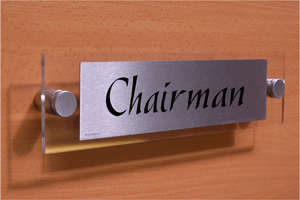 DV1148: chairman - door sign