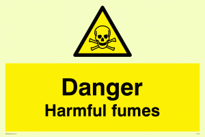 WN118: danger harmful fumes