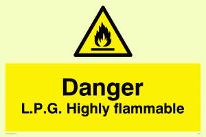 WN119: l.p.g. highly flammable