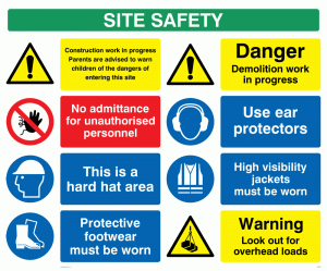 CC1216: Site safety board - style 1