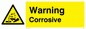 WN121: Warning corrosive