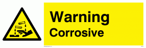 WN121: Warning corrosive