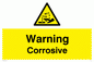 WN121: Warning corrosive
