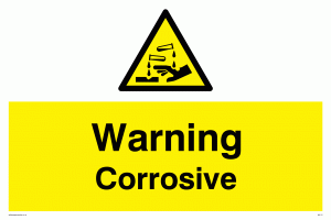 WN121: Warning corrosive