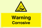 WN121: Warning corrosive