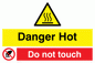 WK131: danger hot do not touch