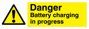 WV132: danger battery charging in progress