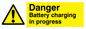 WV132: danger battery charging in progress