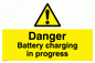 WV132: danger battery charging in progress