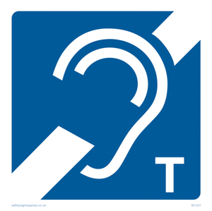 ID1331: Induction Loop with T Sign