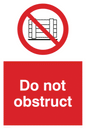 PA1354: Do not obstruct