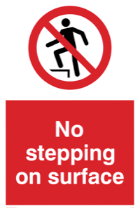 PV1366: No stepping on surface