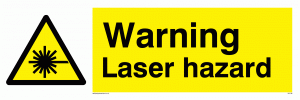 WV136: warning laser hazard