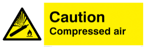WV137: caution compressed air