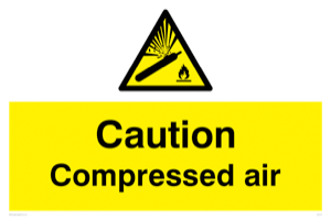 WV137: caution compressed air