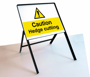 WV1396: Caution Hedge cutting