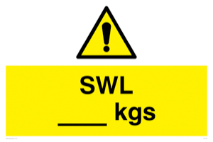 WV1436: Safe Working Loads (KGs)