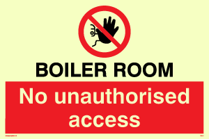 PA1441: Boiler room. No unauthorised access