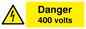 WE1457: Danger 400 volts