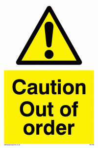 WV146: caution out of order