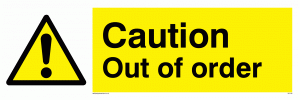 WV146: caution out of order