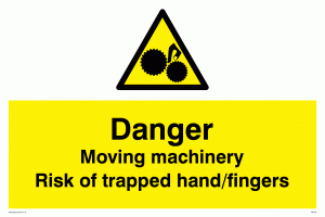 WM149: Machinery risk trapped finger