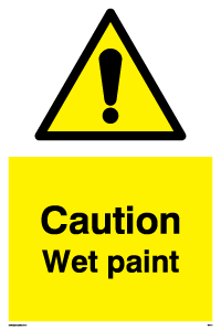 WV151: caution wet paint