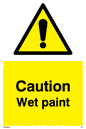 WV151: caution wet paint