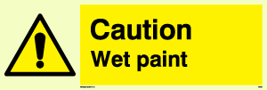 WV151: caution wet paint
