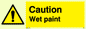 WV151: caution wet paint