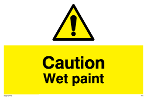 WV151: caution wet paint