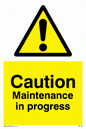 WV152: caution maintenance in progress