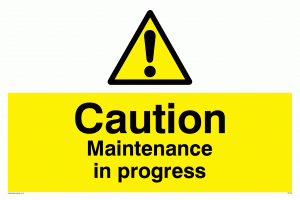WV152: caution maintenance in progress