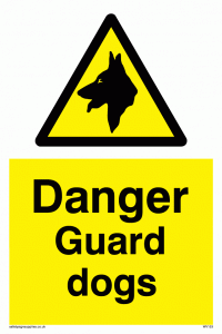 WV153: danger guard dogs